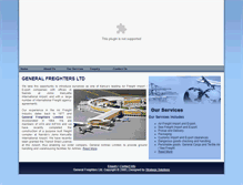 Tablet Screenshot of generalfreighters.com